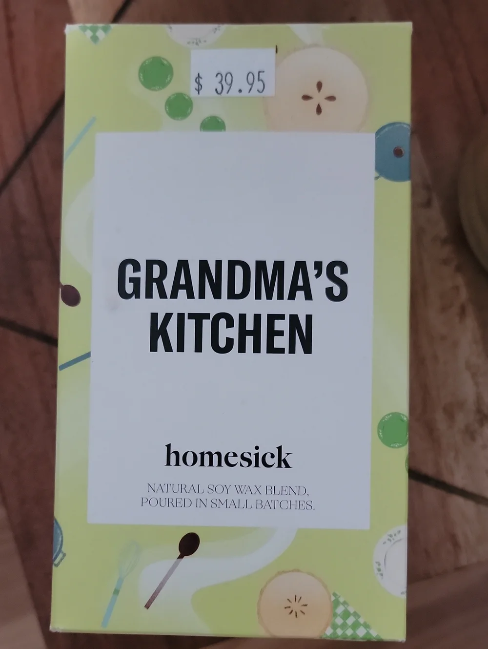Homesick Grandma's Kitchen Scented Candle - Cream